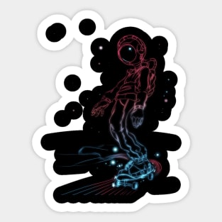 Space Skater Sticker